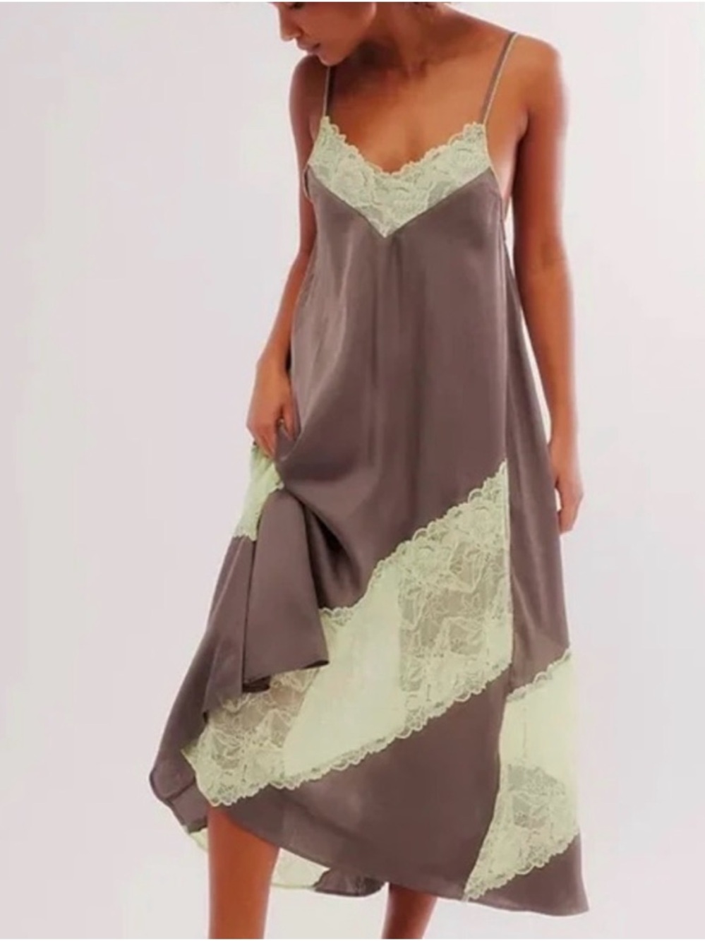 Nwot Free People First Date Maxi Slip